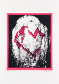 LOVEHEARTS 2993 - SCREEN PRINT | Neon Pink