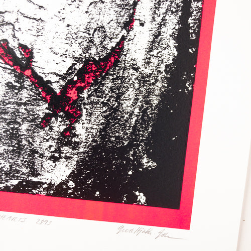 LOVEHEARTS 2993 - SCREEN PRINT | Neon Pink