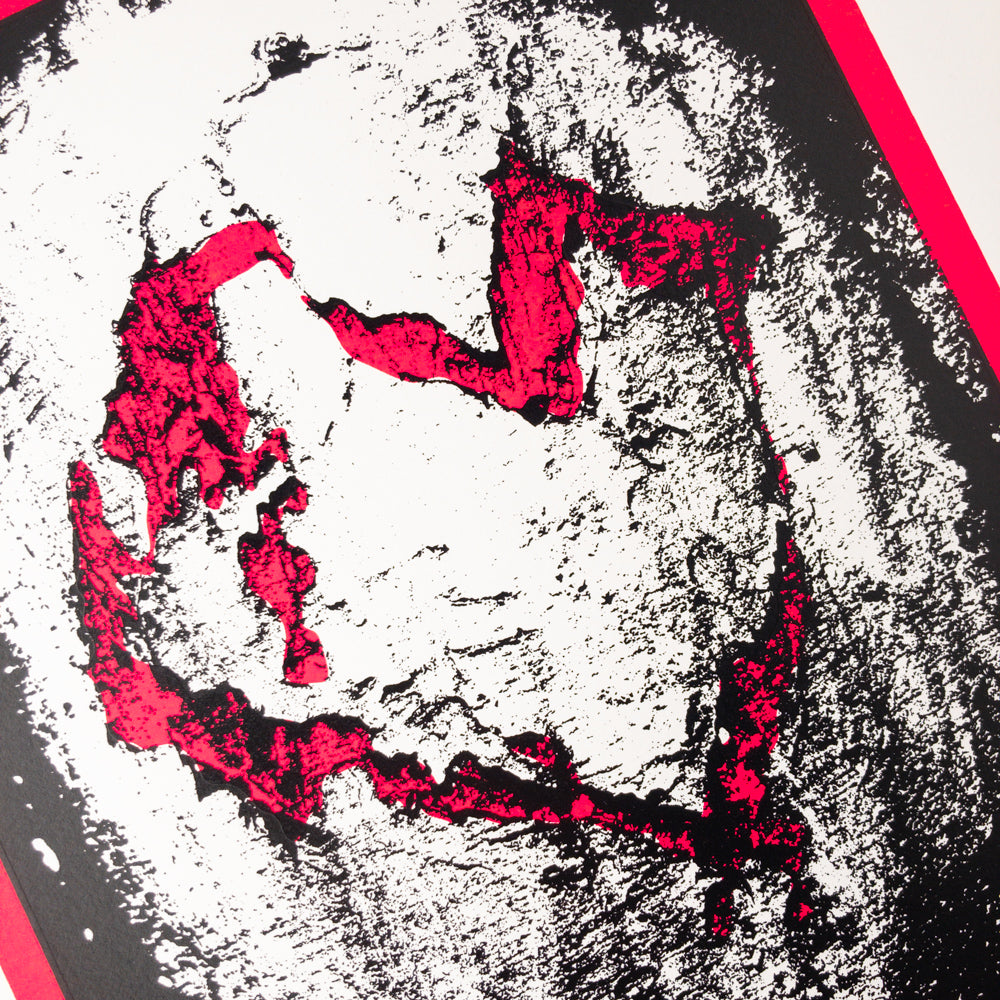 LOVEHEARTS 2993 - SCREEN PRINT | Neon Pink