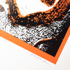 LOVEHEARTS 8991 - SCREEN PRINT | Orange Heart + Edge