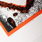LOVEHEARTS 8991 - SCREEN PRINT | Orange Heart + Edge